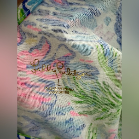 Lilly Pulitzer Kristen Lilly Loves Hawaii Dress size L - Picture 5 of 9